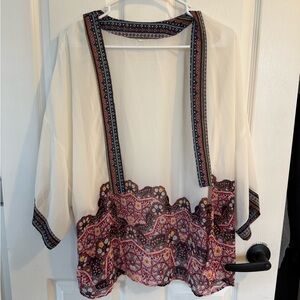 Bohemian Sheer Kimono Cardigan